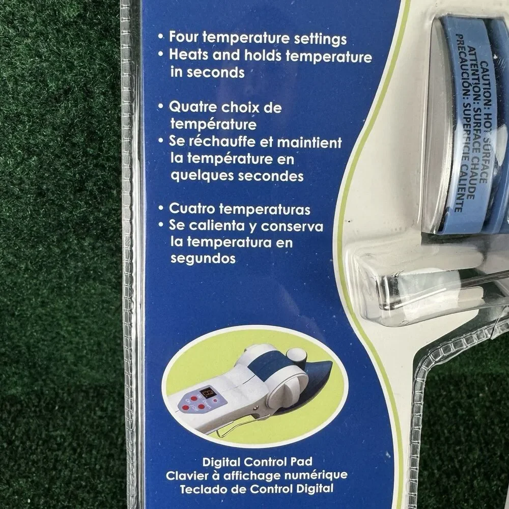 New! Dritz 29500 Petite Press Portable Mini Iron with 4 Position Adjustable Head